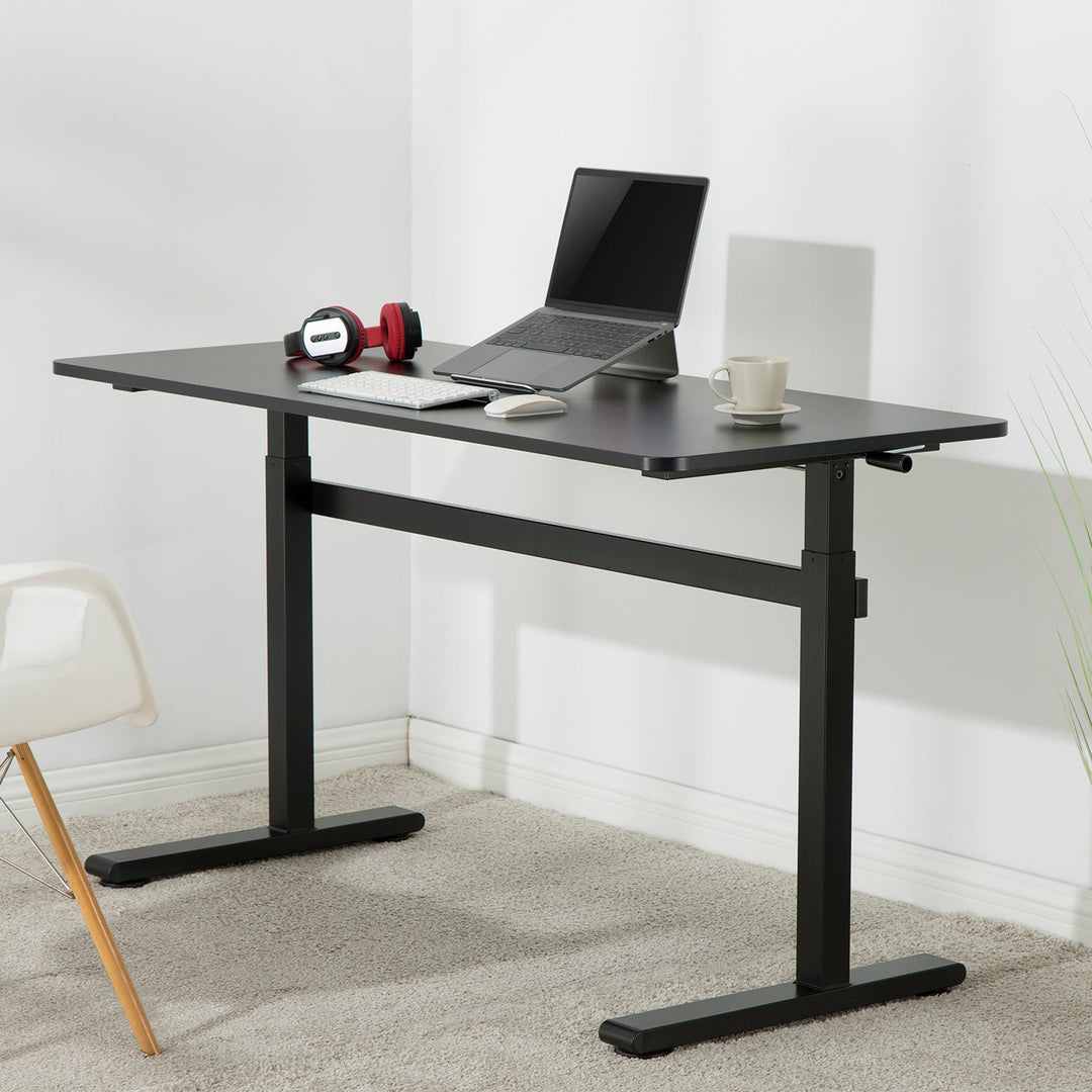Ergo Office ručno podesivi stol, max. 40 kg, max. visina 117 cm, s radnom plohom za sjedenje i stajanje, ER-401 B