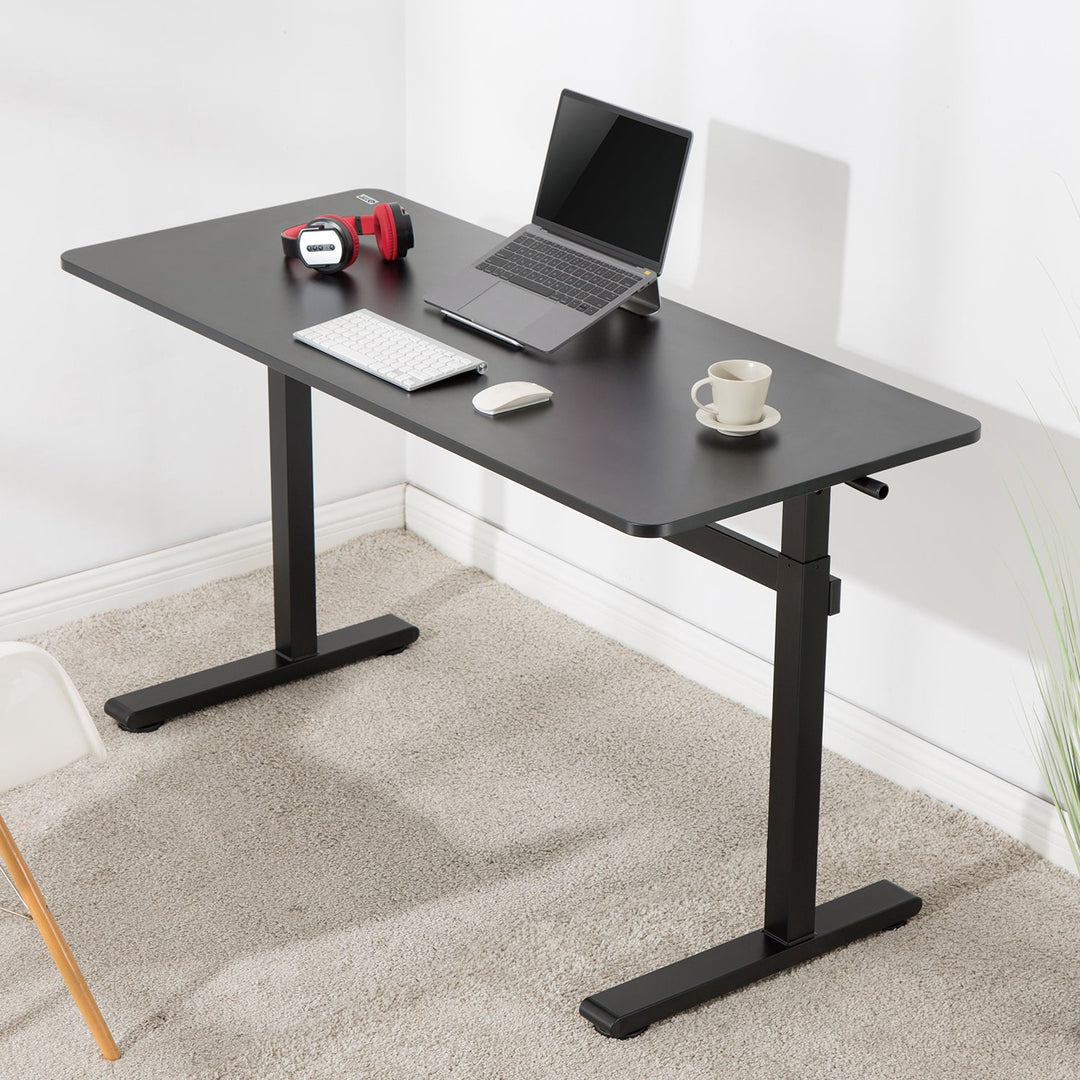 Ergo Office ručno podesivi stol, max. 40 kg, max. visina 117 cm, s radnom plohom za sjedenje i stajanje, ER-401 B