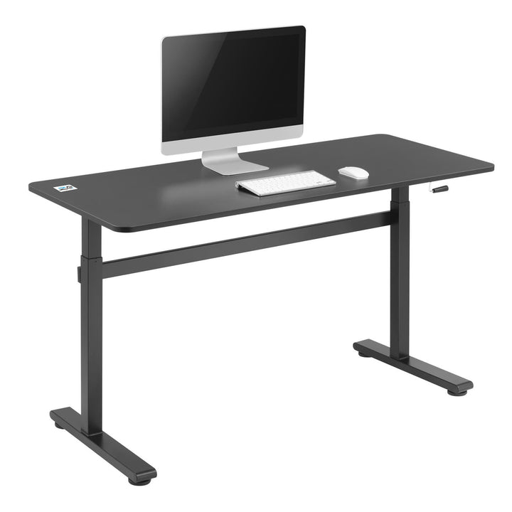 Ergo Office ručno podesivi stol, max. 40 kg, max. visina 117 cm, s radnom plohom za sjedenje i stajanje, ER-401 B