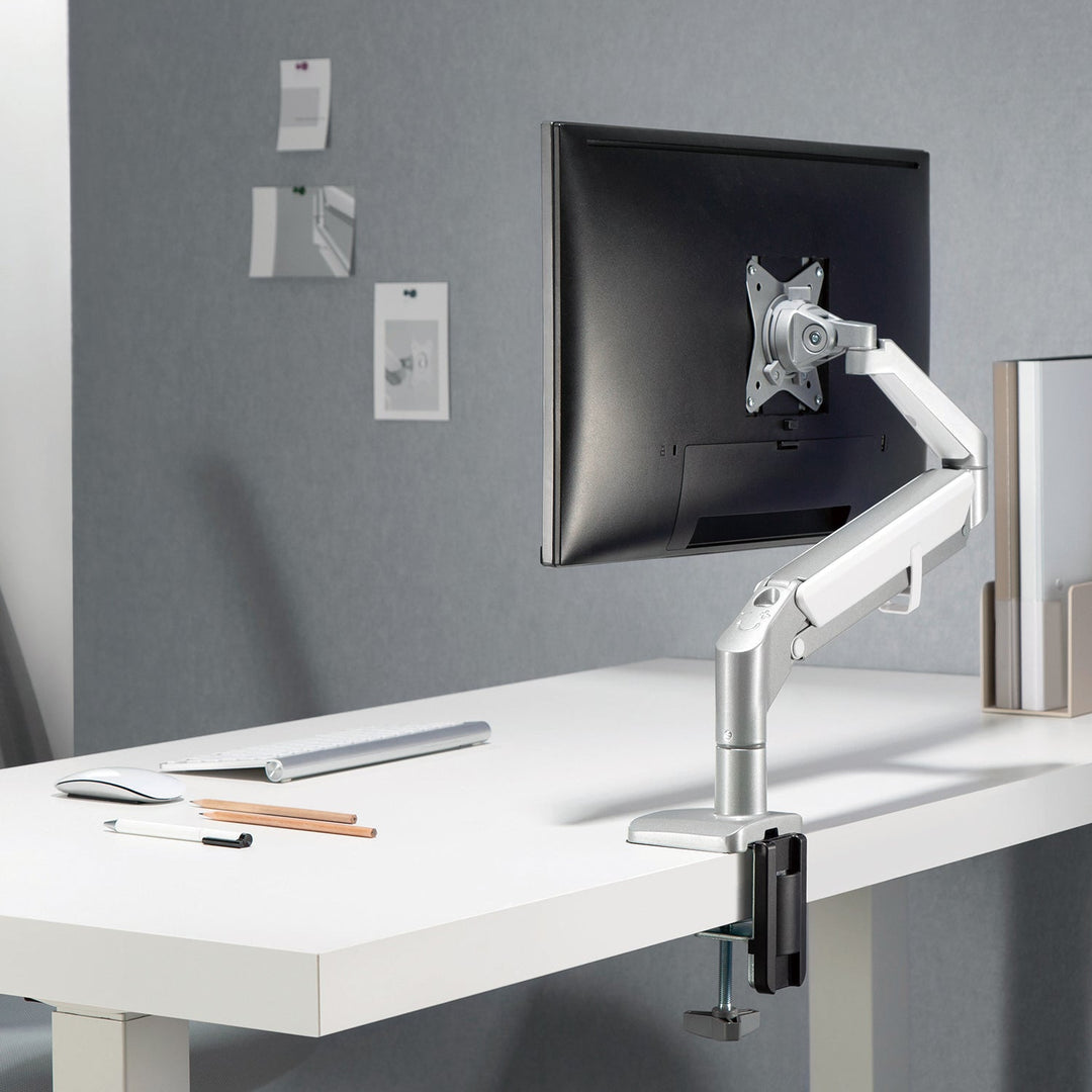 Ergo Office sivi stalak za monitore za stol, s oprugom, 17"-32", 9 kg, ER-405G
