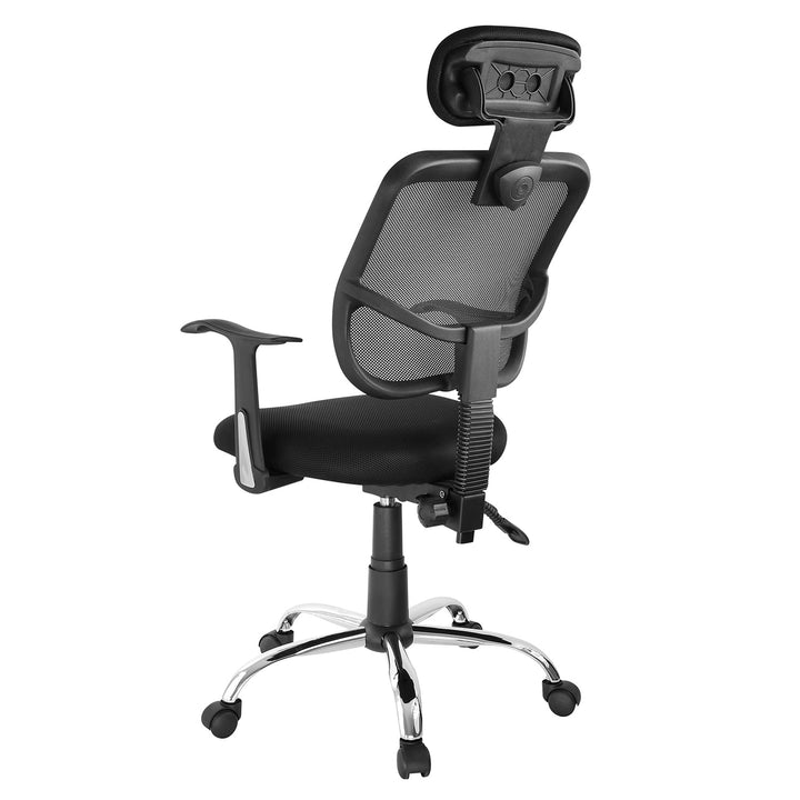 Ergonomska mrežasta uredska stolica s visokim naslonom, podesivim naslonom za glavu, max. 150 kg Ergo Office ER-413
