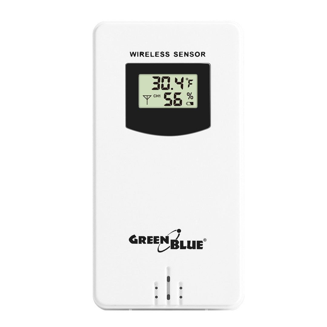 Bežična vremenska stanica s GreenBlue bežičnim/induktivnim punjačem, satom, alarmom, kalendarom, vanjskim senzorom, GB213