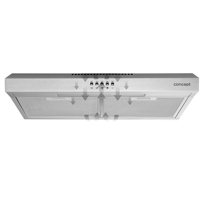 60 cm kuhinjska napa Concept OPP1260ss za ugradnju ispod ormarića, 135 m³/h
