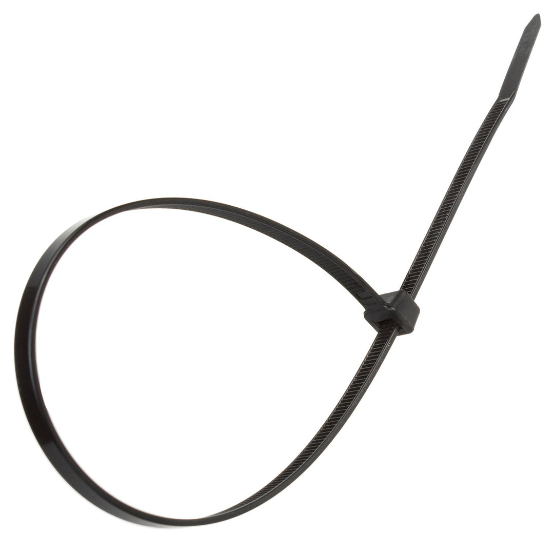 Legături de cablu (100 bucăți) Maclean MCTV-463 B - negru, 3,6x250mm, rezistent la UV, temperatura de utilizare - 40 +85 grade C.