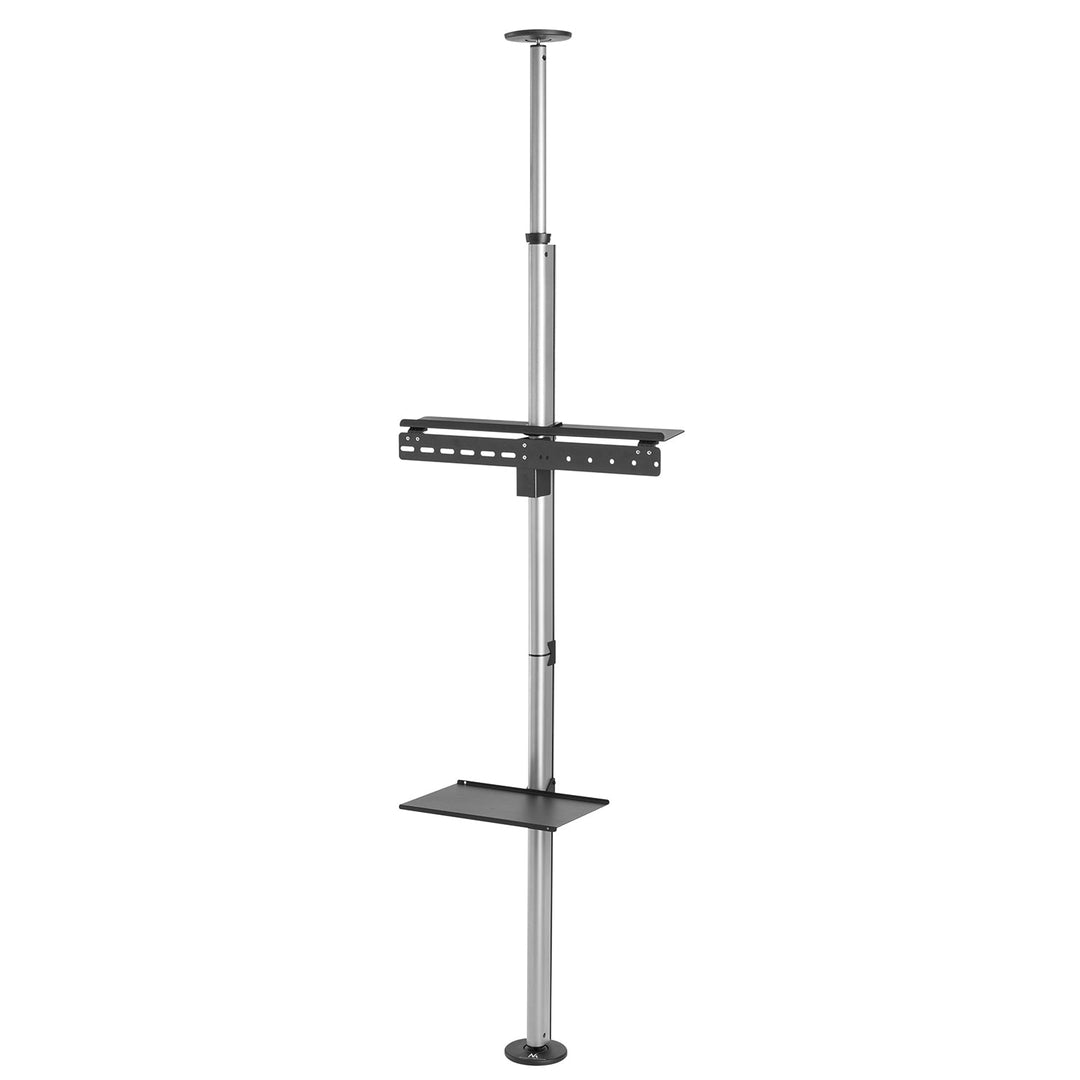Maclean MC-791N teleskopski držač za TV, stropno-podni s policom, 37"-70", max. 30 kg