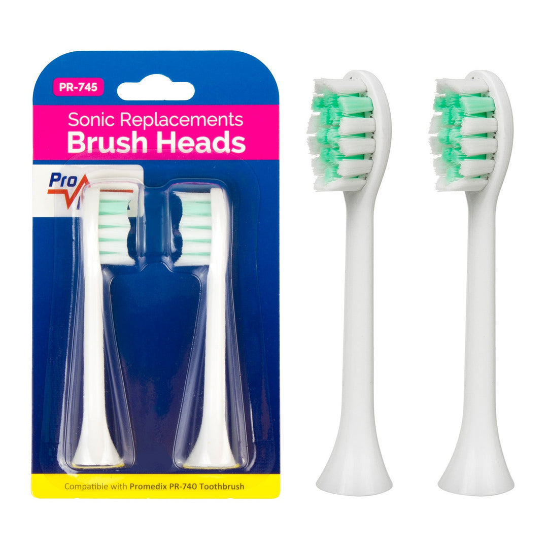 Set zamjenskih četki za PR-740 W Promedix, 2 komada, PR-745 W, bijele
