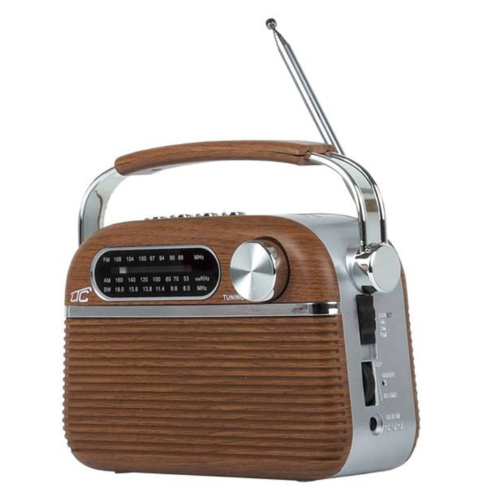 LTC NIDA BLUETOOTH RETRO PREPORTOBLI RADIO, AM/FM/MP3/USB/SD, UGRAĐENA BATERIJA OD 1200 mAh