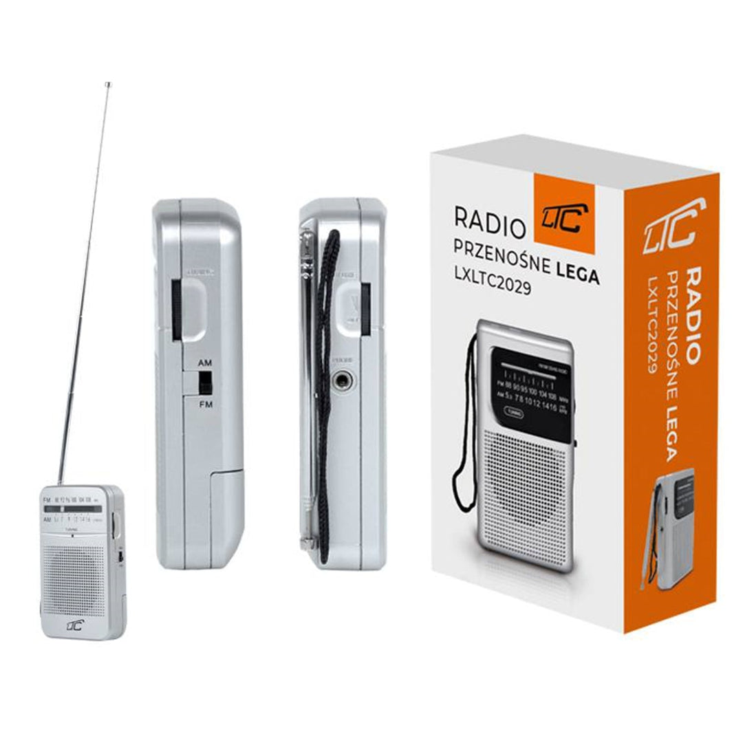 LTC Retro Lega prijenosni džepni radio opremljen teleskopskom antenom