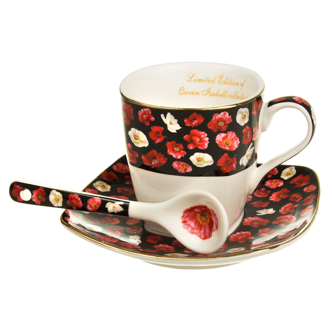 Porcelanska poslužnica za espresso Queen Isabell i tanjurić