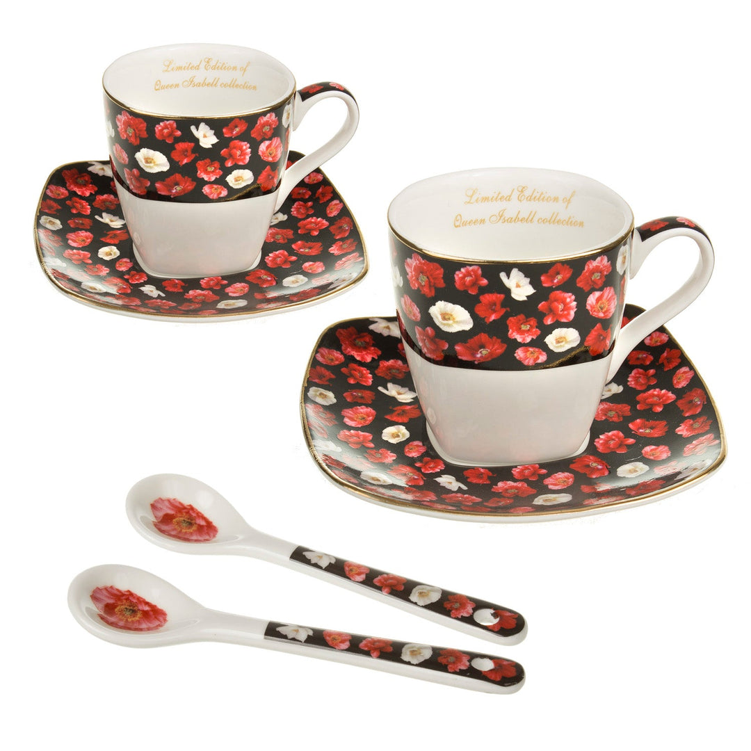 Porcelanska poslužnica za espresso Queen Isabell i tanjurić