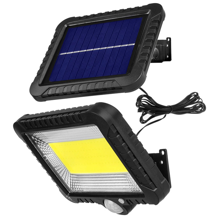 Maclean Energy IP44 LED reflektor na solarnu energiju s senzorom pokreta, 5 W, 400 lm, 6000 K hladno bijela, litijska baterija 1300 mAh, 3,7 V DC MCE438
