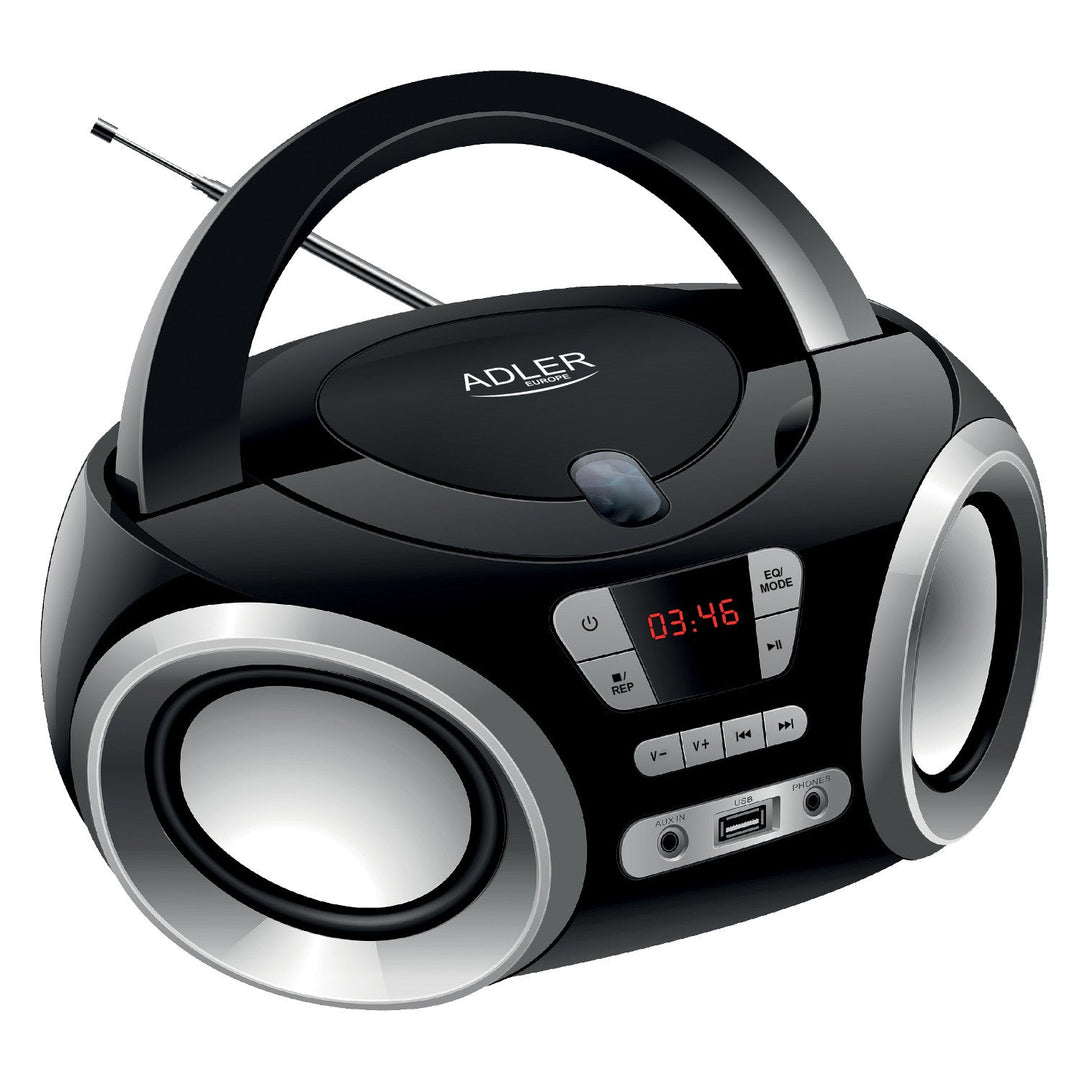 Boombox CD-MP3, USB, radio player Adler AD 1181