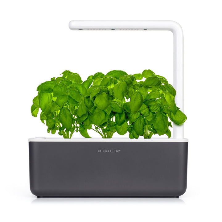 Click &amp; Grow Smart Garden 3 grădină de casă gri + capsule de busuioc