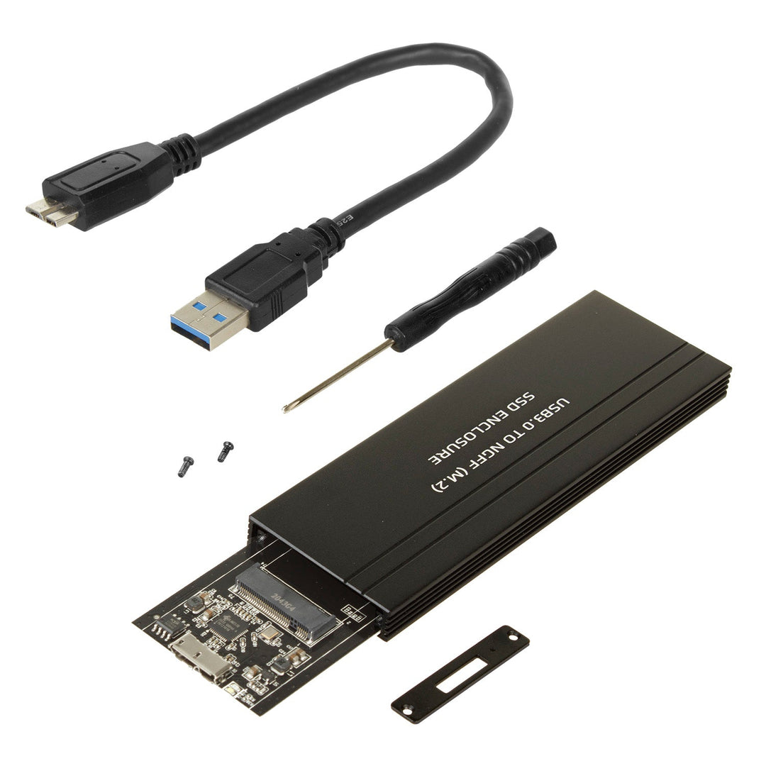 Kućište za Maclean pogon, M.2 SSD, NGFF, USB 3.0, dimenzije 2230/2240/2260/2280, aluminijsko kućište, MCE582