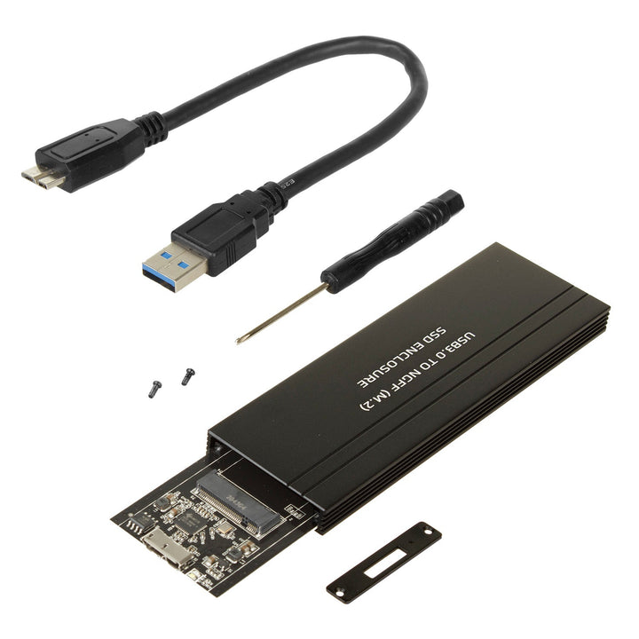 Kućište za Maclean pogon, M.2 SSD, NGFF, USB 3.0, dimenzije 2230/2240/2260/2280, aluminijsko kućište, MCE582