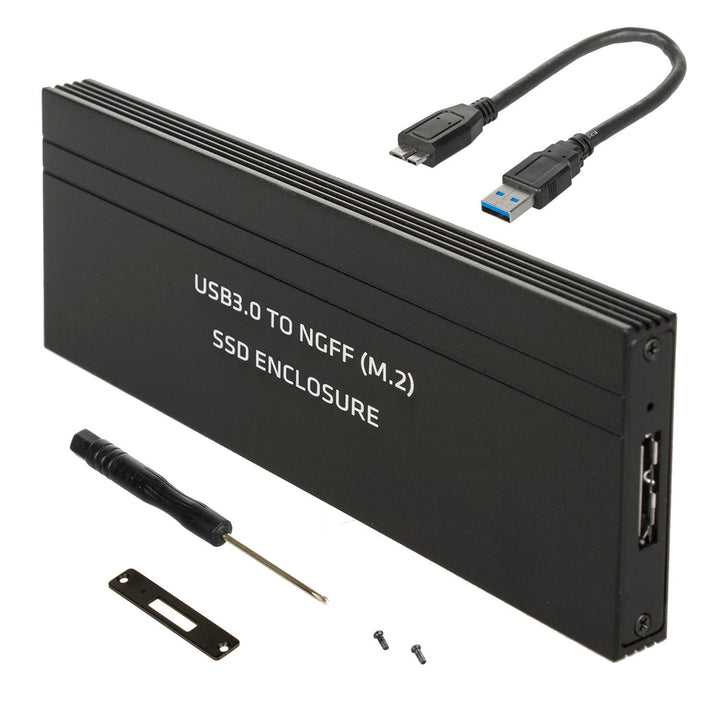 Kućište za Maclean pogon, M.2 SSD, NGFF, USB 3.0, dimenzije 2230/2240/2260/2280, aluminijsko kućište, MCE582