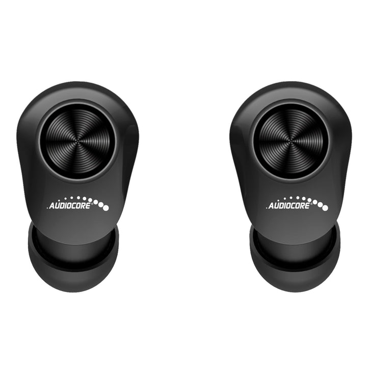 Audiocore TWS BT 5.1 slušalice za uho s bazom za punjenje od 300 mAh, slušalice od 30 mAh, crne AC580