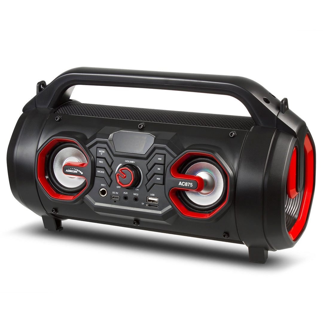 Audiocore Bazooka prijenosni zvučnik, Bluetooth 5.0, FM radio, micro SD, SD, IPX4, 2000 mAh, AC875