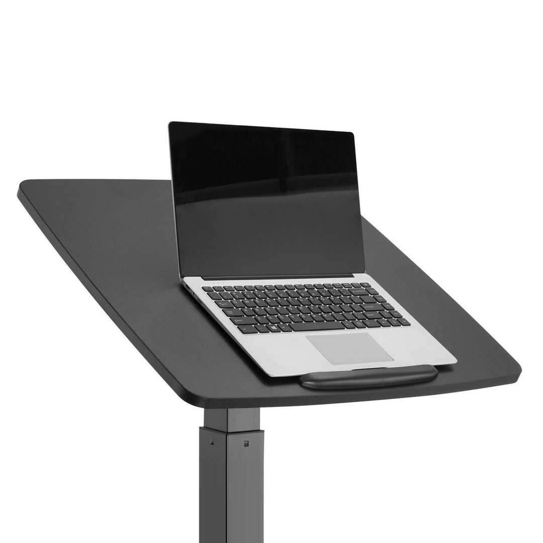 Maclean stol za laptop, podesive visine, za stajanje ili sjedenje, maksimalna visina 113 cm, MC-892B