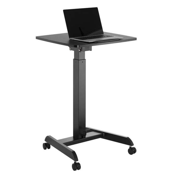 Maclean stol za laptop, podesive visine, za stajanje ili sjedenje, maksimalna visina 113 cm, MC-892B