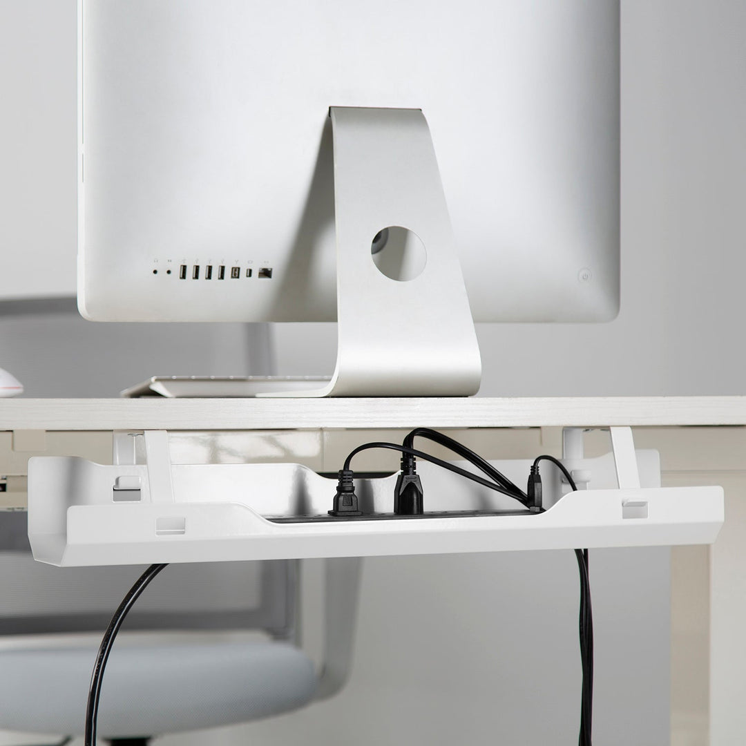 Ergo Office bijeli organizator kabela i kabela ispod stola ER-431 W