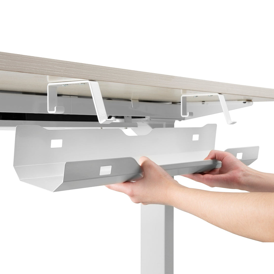 Ergo Office bijeli organizator kabela i kabela ispod stola ER-431 W