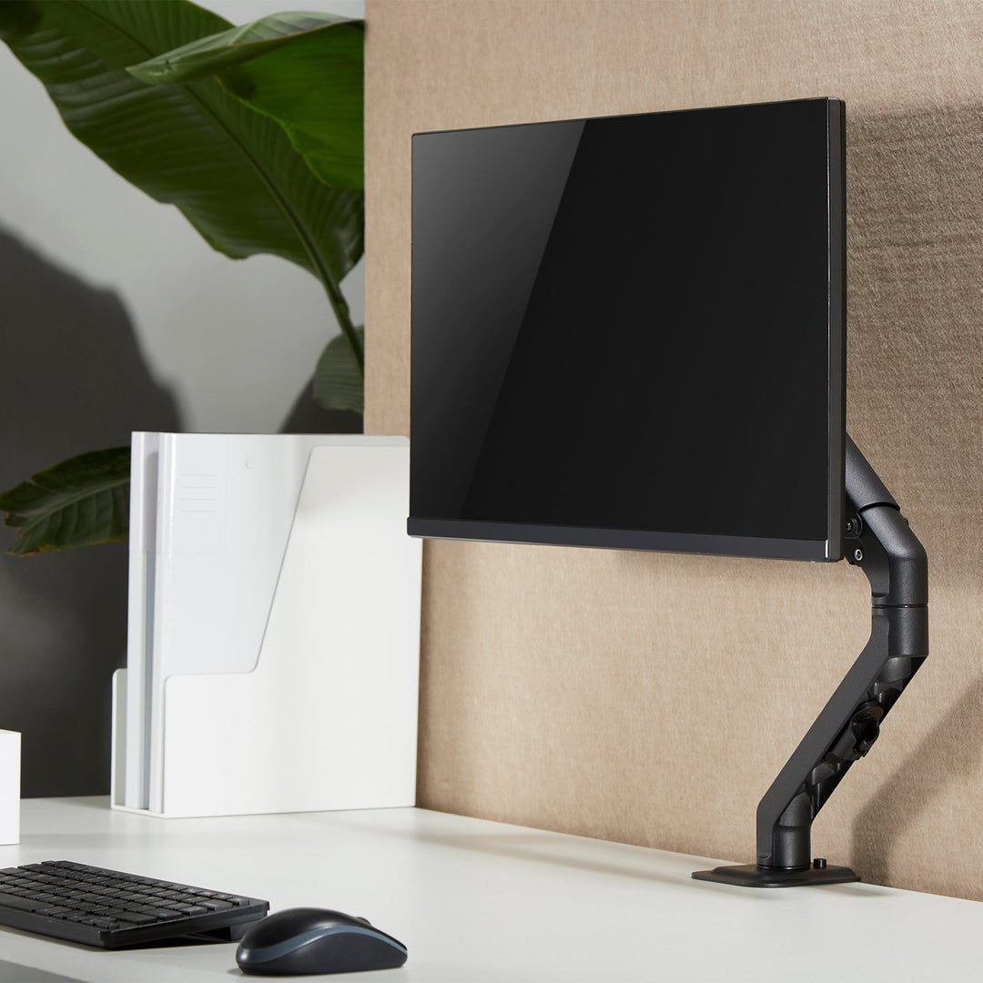 Maclean univerzalni stolni nosač za monitore, mehaničko opružno opružanje 17"-27" 7 kg, VESA 75x75, 100x100, MC-906