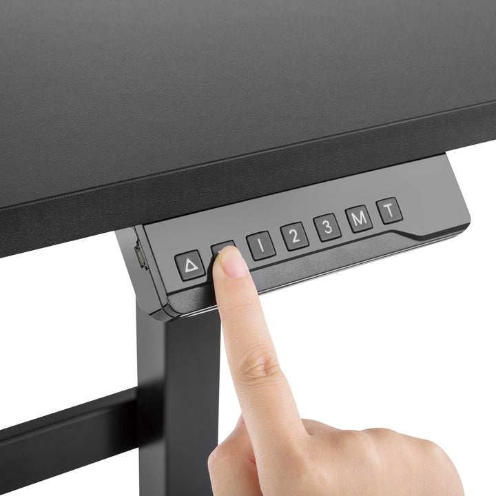 Ergo Office električni uredski stol, podešavanje visine, sivi, maksimalna visina 118 cm, 50 kg – s radnom plohom za stajanje/sjedenje, ER-434