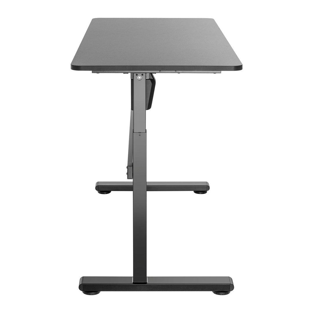 Ergo Office električni uredski stol, podešavanje visine, sivi, maksimalna visina 118 cm, 50 kg – s radnom plohom za stajanje/sjedenje, ER-434