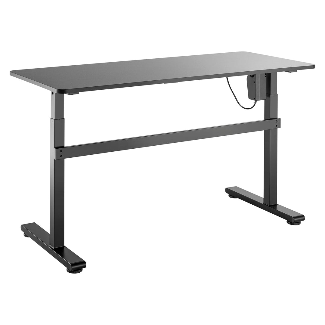 Ergo Office električni uredski stol, podešavanje visine, sivi, maksimalna visina 118 cm, 50 kg – s radnom plohom za stajanje/sjedenje, ER-434