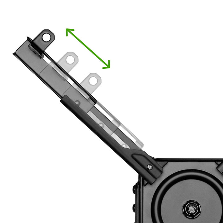 Maclean stropni nosač za projektore, Profi Market System, 80–980 mm, max. 35 kg, crni, MC-913