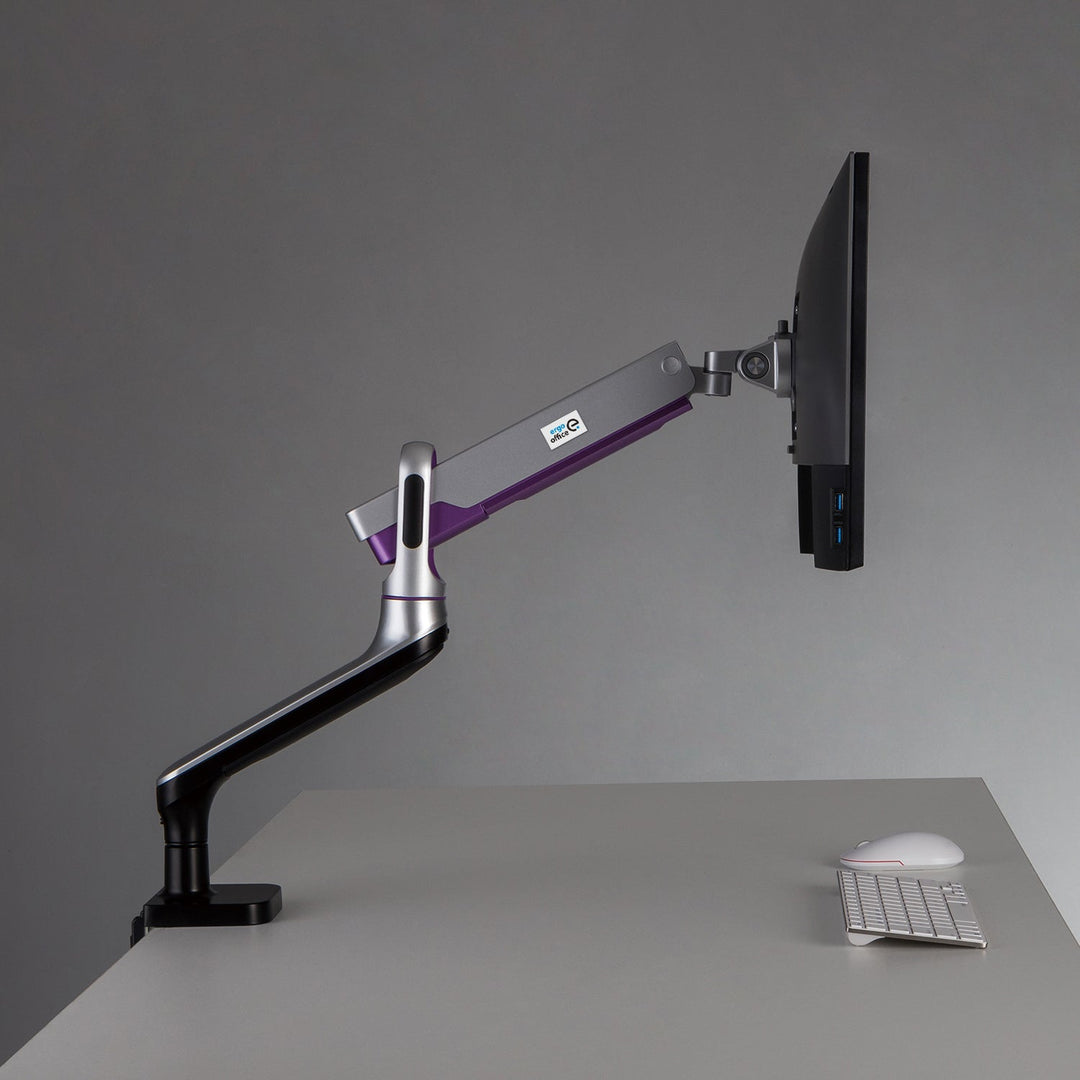 Ergo Office držač za monitor, premium s plinskim opružnikom, dvostruka ruka 17"-32" 9 kg, ER-436