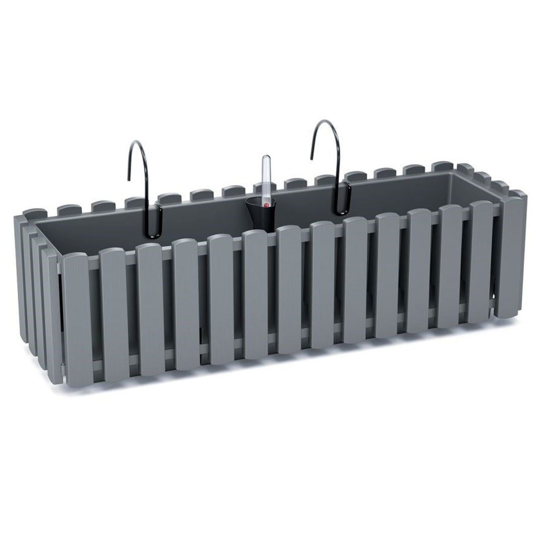 Kutija za balkon s kukicama Boardee Fencycase DDEF600W siva