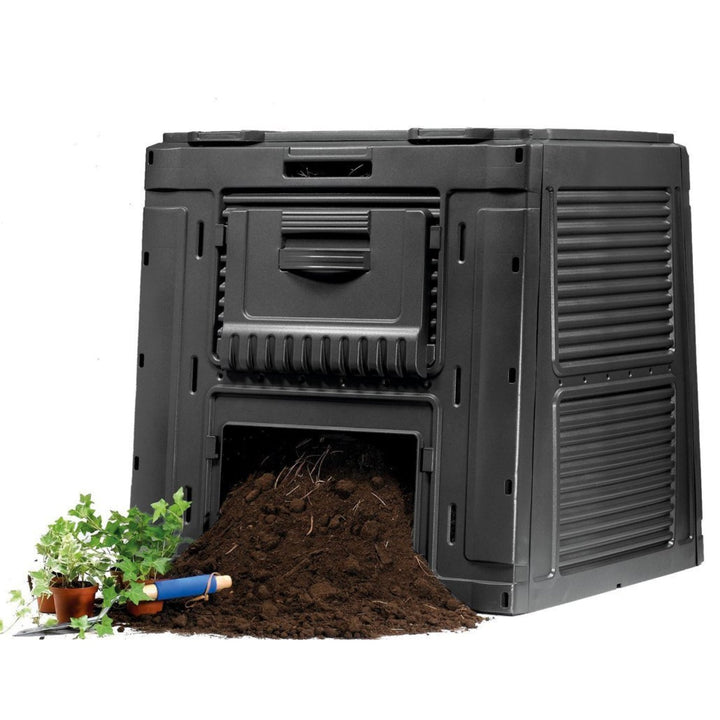 Keter E-COMPOSTER 470L crna kanta za kompost s postoljem 231415