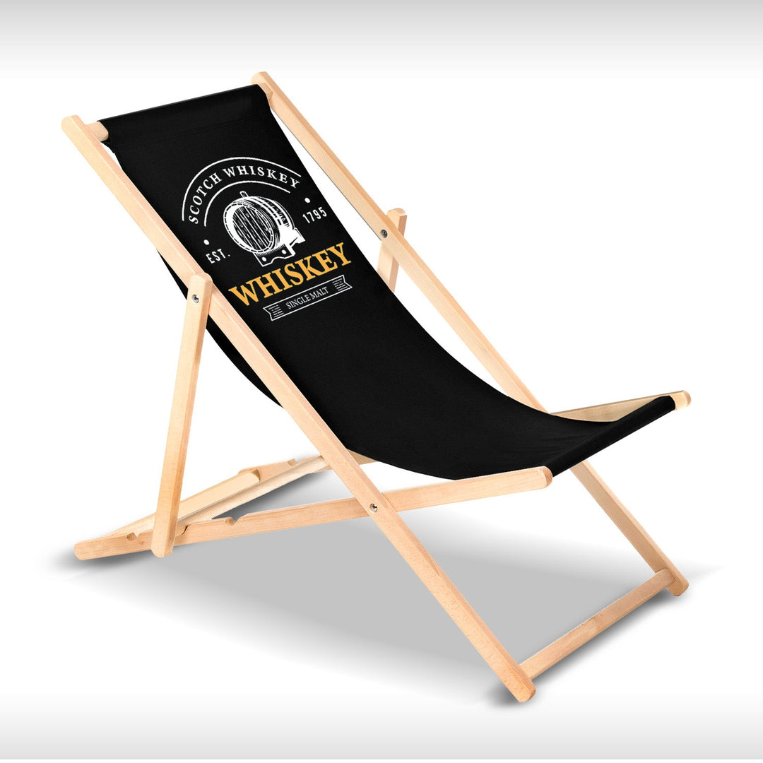 Klasična GreenBlue GB183 ležaljka za plažu od bukovine s vlastitim uzorkom, grafikom, logotipom ili reklamnom porukom