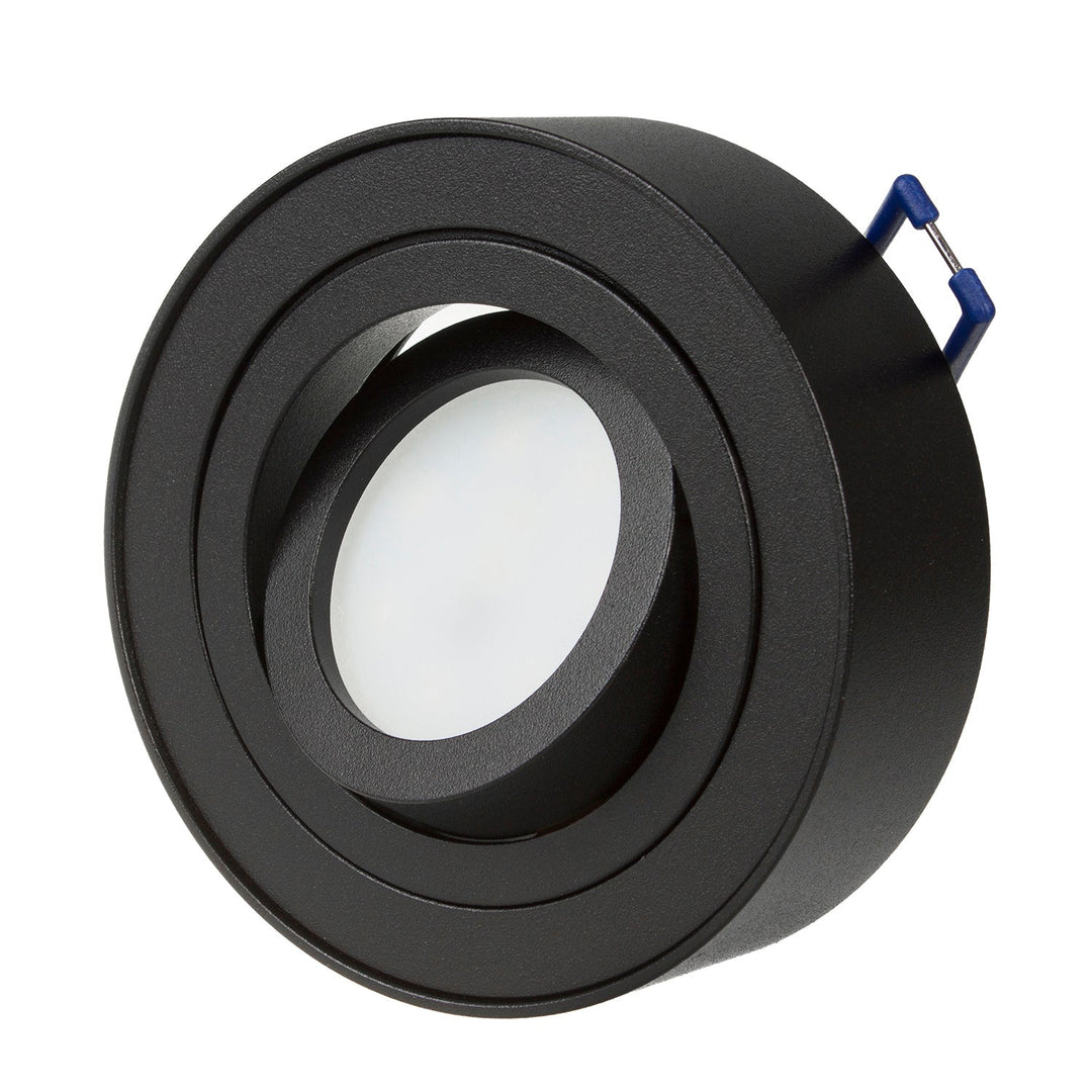 Maclean stropna svjetiljka s reflektorima, za izvore svjetlosti MR16/GU10, crna, 94x32 mm, okrugla, aluminijska, MCE462 B