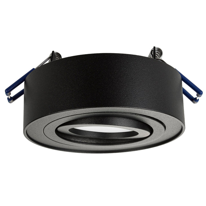 Maclean stropna svjetiljka s reflektorima, za izvore svjetlosti MR16/GU10, crna, 94x32 mm, okrugla, aluminijska, MCE462 B