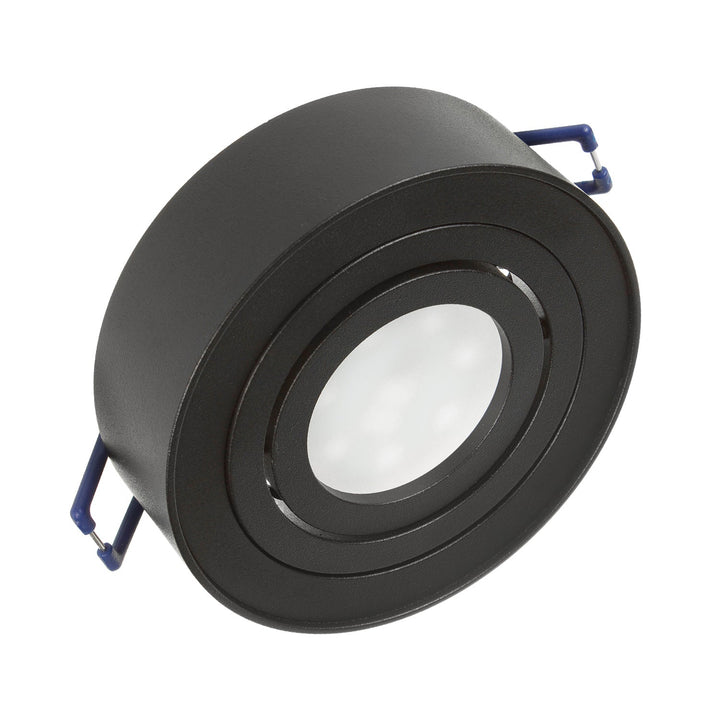 Maclean stropna svjetiljka s reflektorima, za izvore svjetlosti MR16/GU10, crna, 94x32 mm, okrugla, aluminijska, MCE462 B