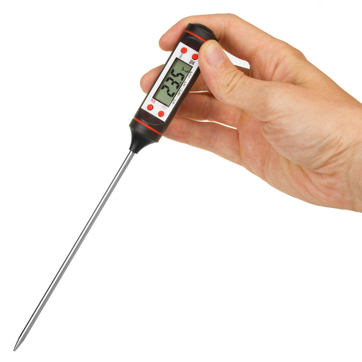 Termometar/sonda za hranu, GreenBlue, duljina sonde 15 cm, temperaturni raspon -50 °C do +300 °C, točnost 0,1 °C, GB178
