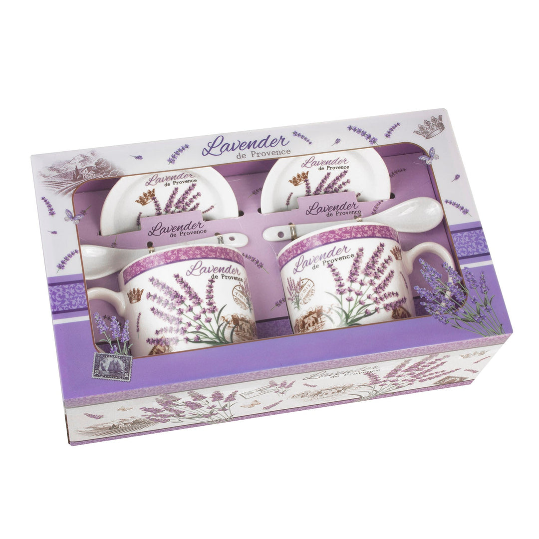 Set de 2 căni 2 + 2 într-un ambalaj decorativ Queen Isabell