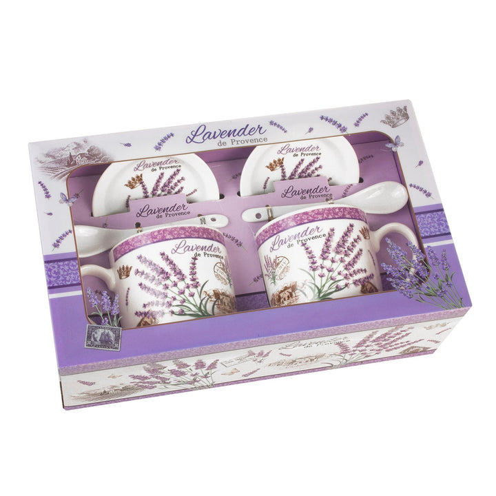 Set de 2 căni 2 + 2 într-un ambalaj decorativ Queen Isabell