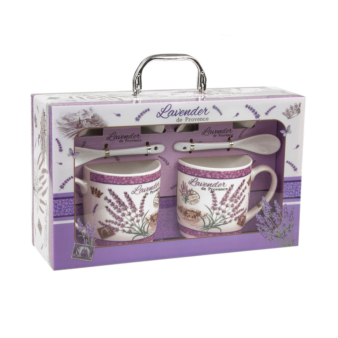 Set de 2 căni 2 + 2 într-un ambalaj decorativ Queen Isabell