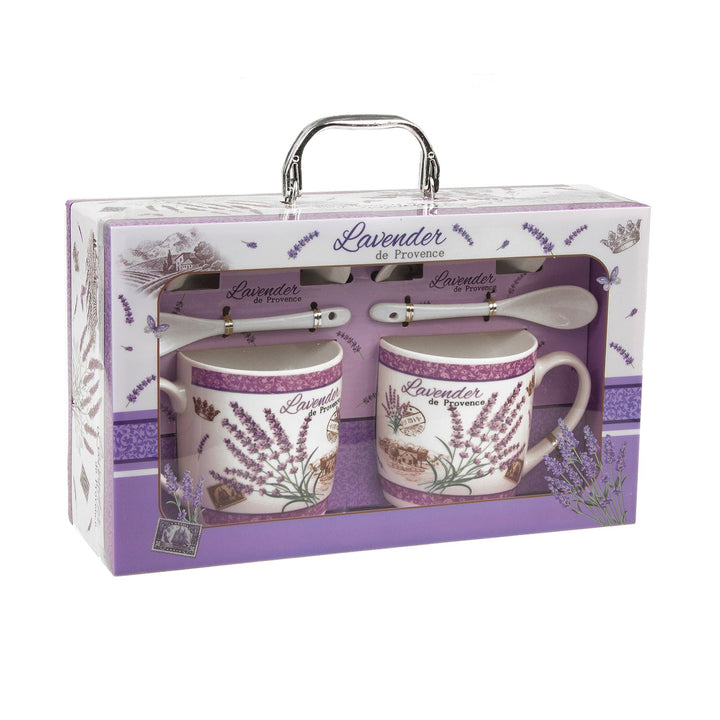 Set de 2 căni 2 + 2 într-un ambalaj decorativ Queen Isabell