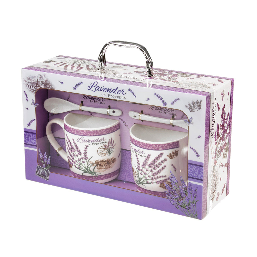 Set de 2 căni 2 + 2 într-un ambalaj decorativ Queen Isabell