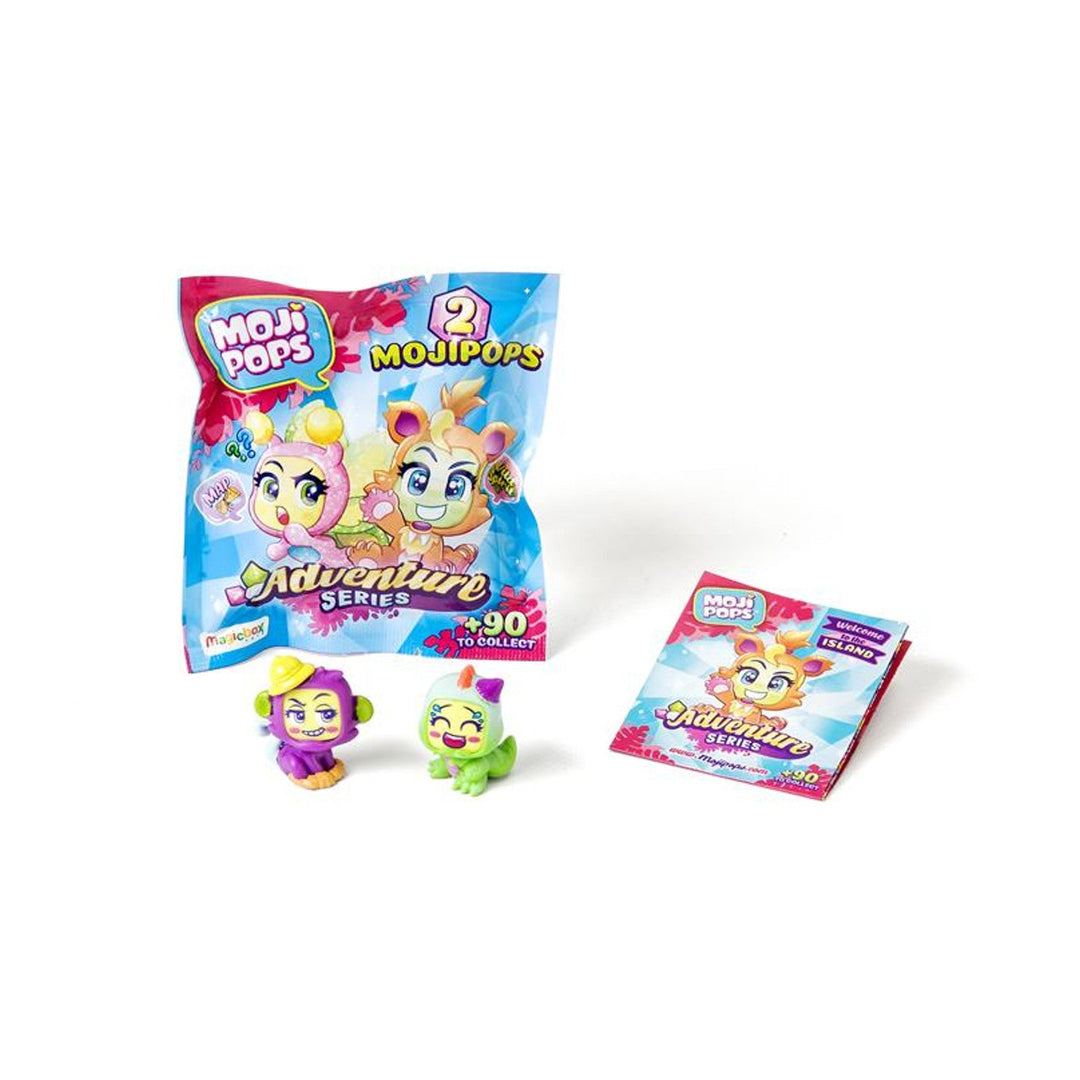 Plicul MojiPops Adventure Series conține 2 figuri