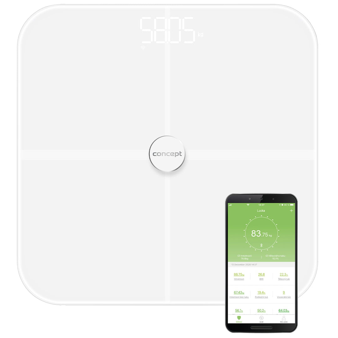 Concept white VO4010 Perfect Health dijagnostičke kupaonske vage