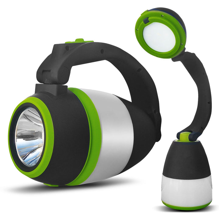 Maclean 3-u-1 LED lampa, kamperska lampa, stolna lampa, ručna lampa, 1W, 60-200 lm, hladno bijela 6000K, napajanje 3xAA 1,5V, MCE294