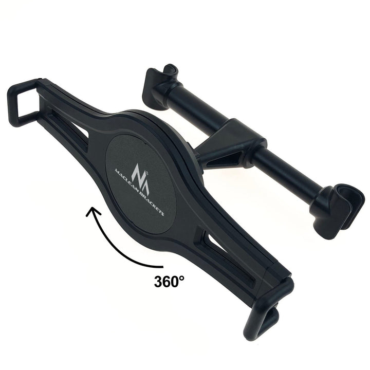 Maclean držač tableta za automobil, montaža na naslon za glavu, univerzalni, rotacija 360°, MC-893