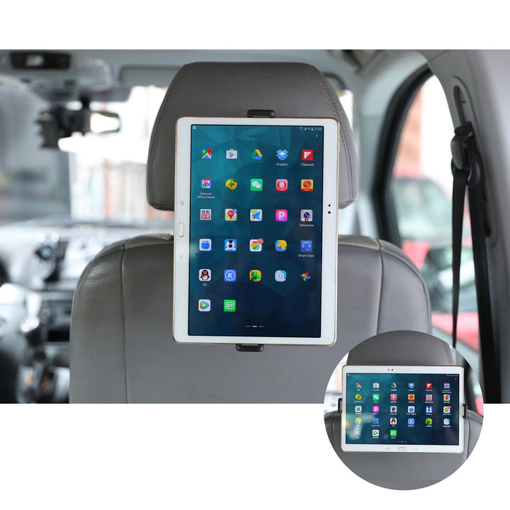 Maclean držač tableta za automobil, montaža na naslon za glavu, univerzalni, rotacija 360°, MC-893