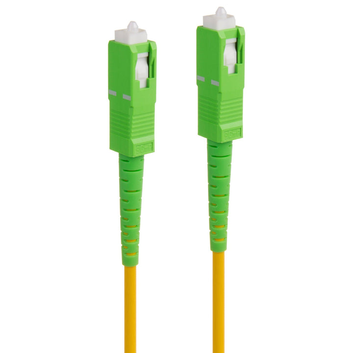 SC/APC na SC/APC optički kabel, simplex, jednomodni, žuto/zelena (10)